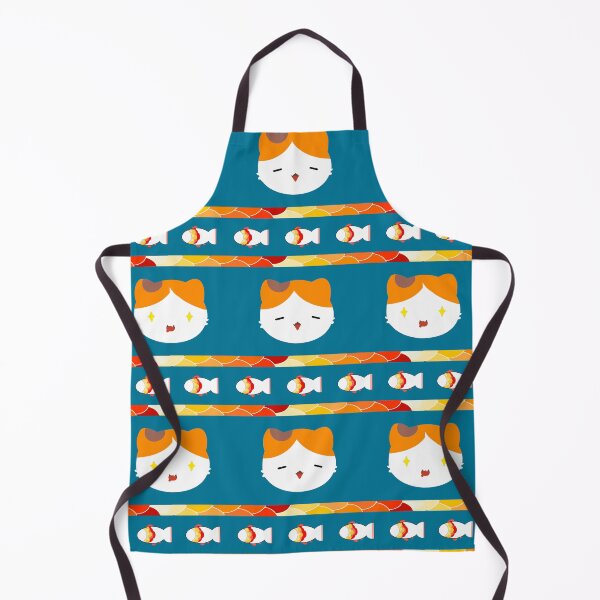 Item preview, cartoon cat and koi fish designed and sold by ONI-Mark.