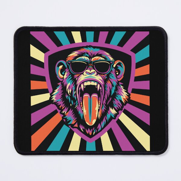 Item preview, Pop Art Cool Monkey designed and sold by GinyHappyLogo.