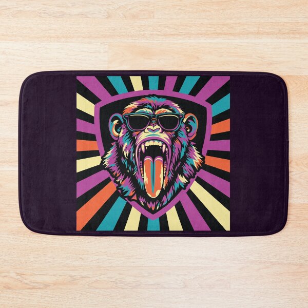 Item preview, Pop Art Cool Monkey  designed and sold by GinyHappyLogo.