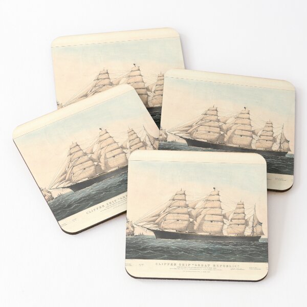 Item preview, Great Republic Clipper Ship | Nautical Art designed and sold by GammaRay.