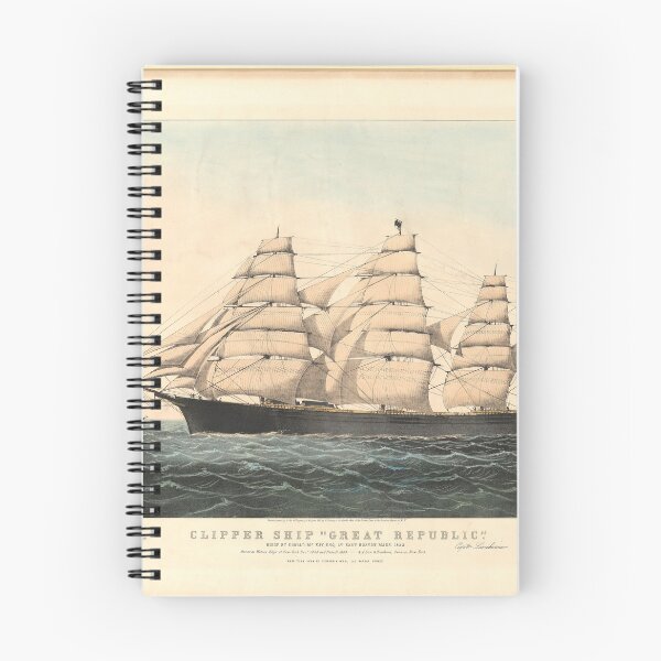 Item preview, Great Republic Clipper Ship | Nautical Art designed and sold by GammaRay.