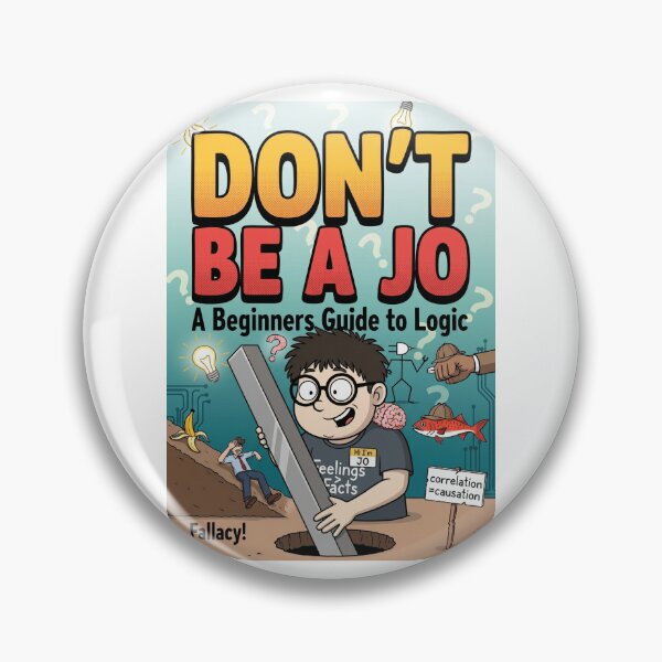 Item preview, Don't Be a Jo! Funny Logical Fallacies & Critical Thinking Guide designed and sold by AmericaReacts.