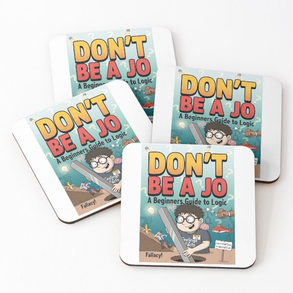 Item preview, Don't Be a Jo! Funny Logical Fallacies & Critical Thinking Guide designed and sold by AmericaReacts.