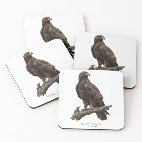 Item preview, Steppe Eagle on Branch designed and sold by Takeda-art.