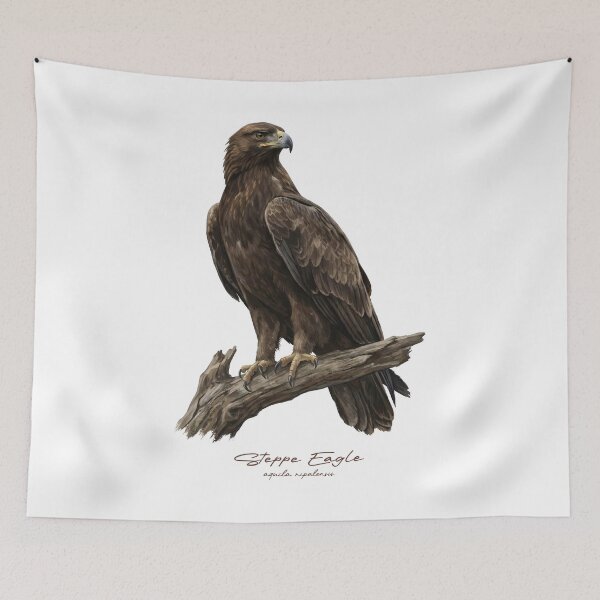 Item preview, Steppe Eagle on Branch designed and sold by Takeda-art.