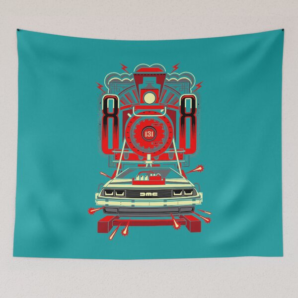 Item preview, Vintage Classic Car Delorean DMC designed and sold by PrintCarClub.