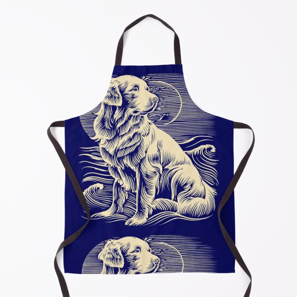 Item preview, Lino cut Great Pyrenees puppy dog designed and sold by MendaciousMina.