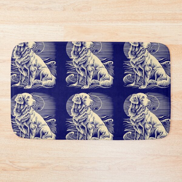 Item preview, Lino cut Great Pyrenees puppy dog designed and sold by MendaciousMina.