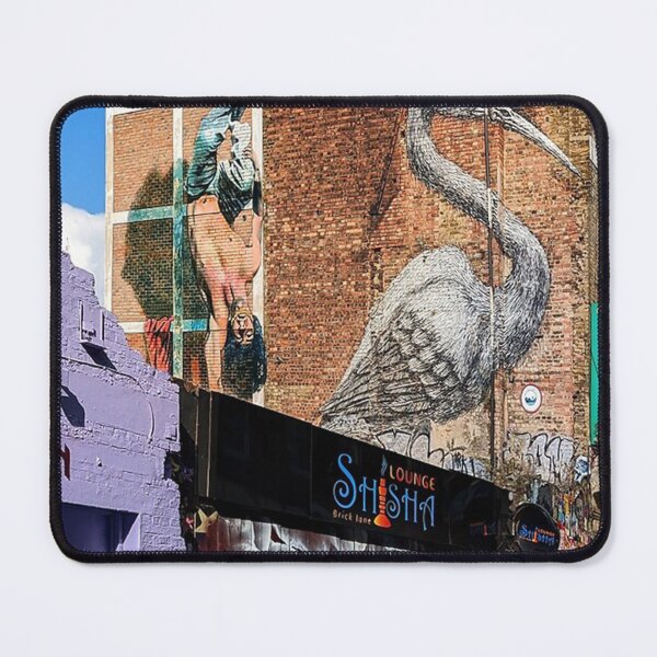 Item preview, Poster Crane Mural Brick Lane London 2026 designed and sold by marTeenHamb.