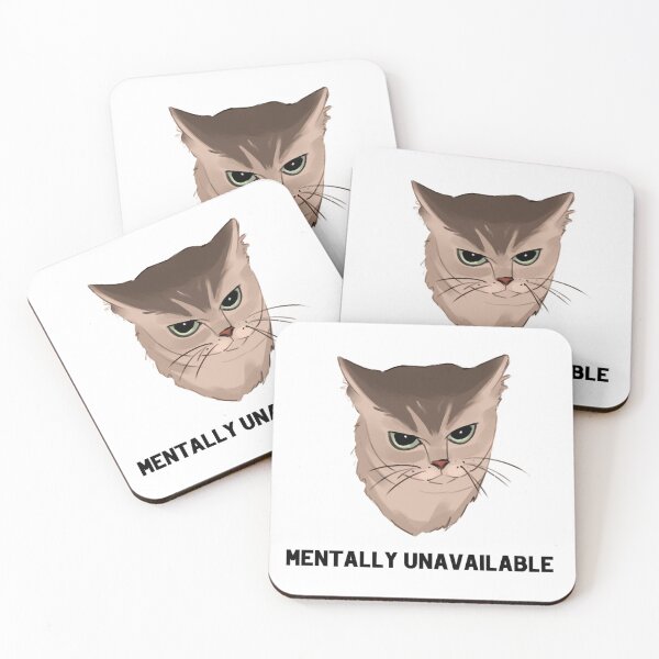 Item preview, Funny cat meme illustration designed and sold by Suunart.