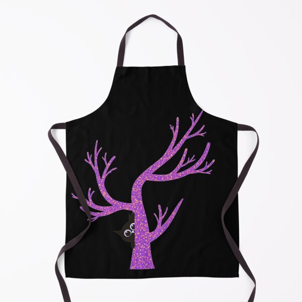 Item preview, Peekaboo Cat with Purple Tree designed and sold by Chameleon by Ewa .