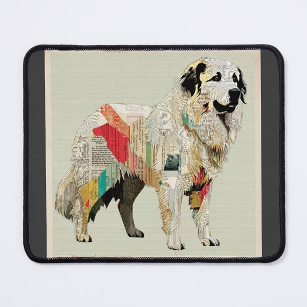 Item preview, Great Pyrenees puppy dog collage designed and sold by MendaciousMina.