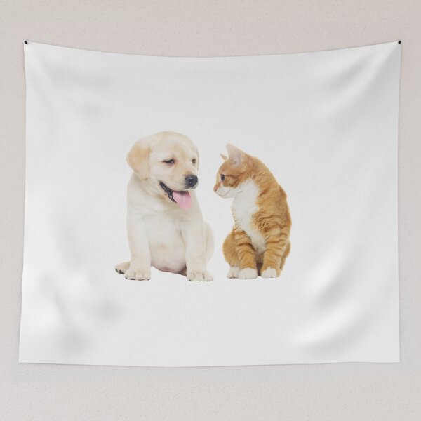 Item preview, Best Friends – Dog and Cat | Cute Pet Design designed and sold by Hobby-up.