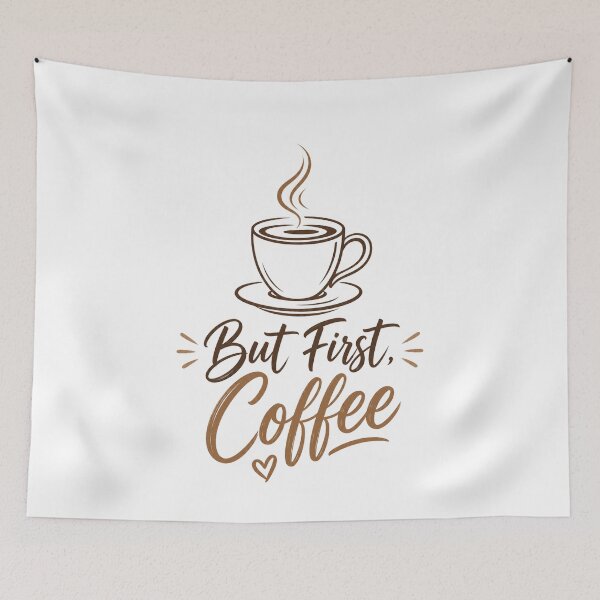 Item preview, But First Coffee - Cute Coffee Lover Mug Tee designed and sold by lexiangelus93.
