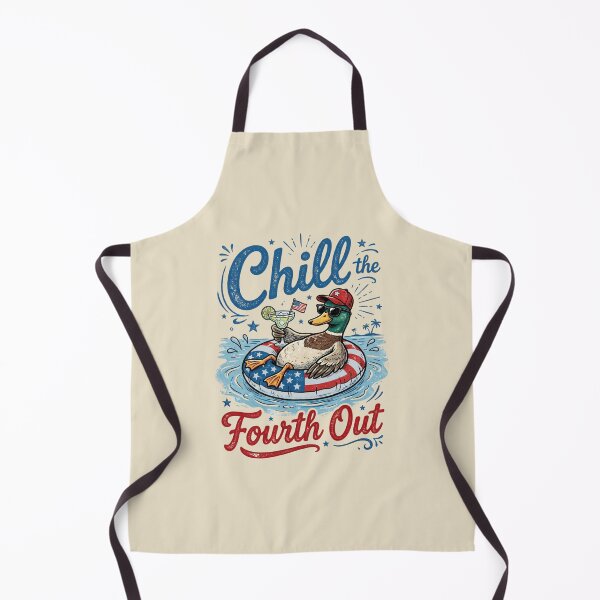 Item preview, Chill the Fourth Out - Patriotic Duck 4th of July designed and sold by dudelinart.