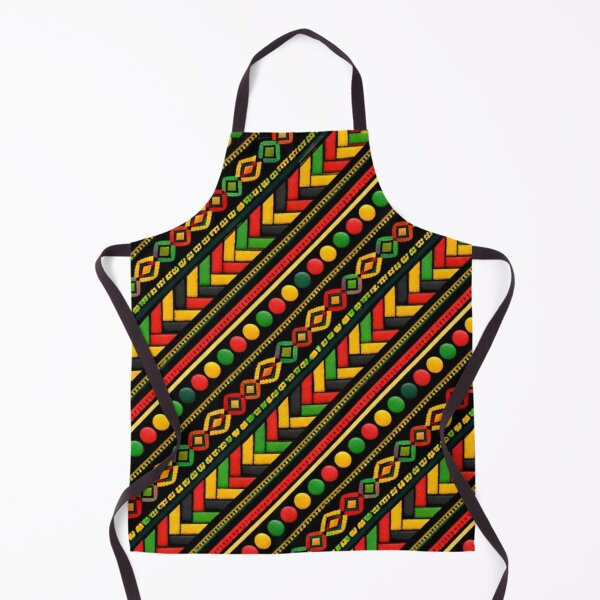 Item preview, Vibrant Pan-African Geometric Pattern - Tribal Rasta Colors Seamless Art designed and sold by myforestfog.