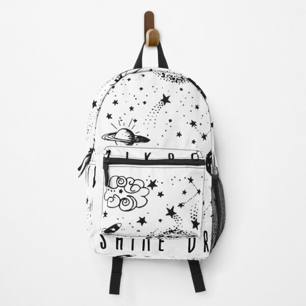 Item preview, Black Mikrokosmos Shine Dream Smile Cute Space and Rocket Design designed and sold by tarzbol.