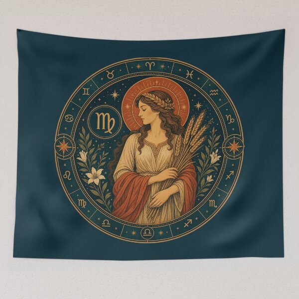 Item preview, Virgo designed and sold by TheInkyLine.