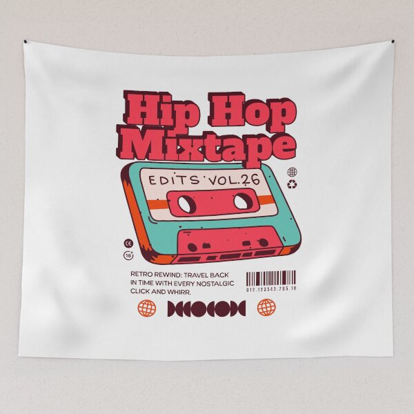 Item preview, Hip Hop Mixtape, Rap, DJ, Rewind designed and sold by bluesquidink.