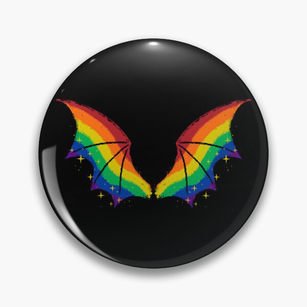 Item preview, Rainbow Pride Bat Wings designed and sold by xMorfina.