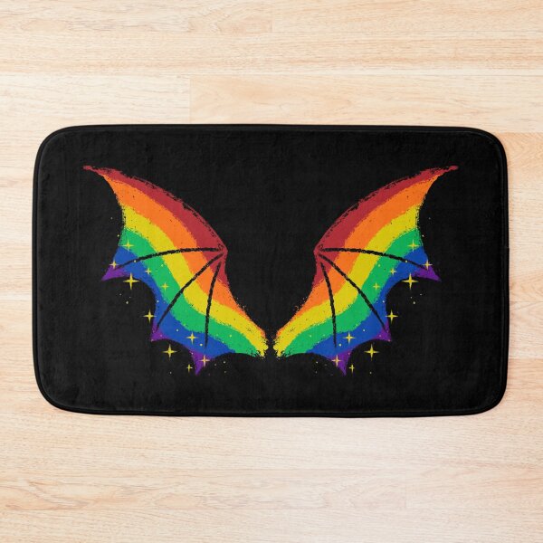Item preview, Rainbow Pride Bat Wings designed and sold by xMorfina.