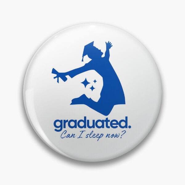 Item preview, Funny Graduation "Can I Sleep Now?" Minimalist Silhouette designed and sold by Sashka-.