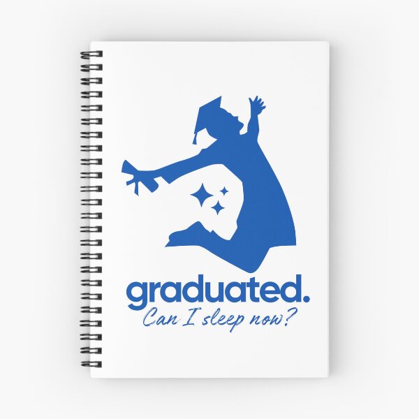 Item preview, Funny Graduation "Can I Sleep Now?" Minimalist Silhouette designed and sold by Sashka-.