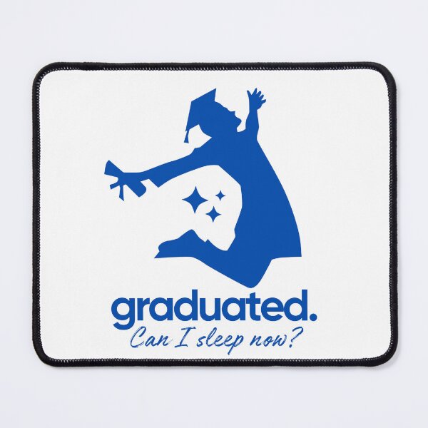 Item preview, Funny Graduation "Can I Sleep Now?" Minimalist Silhouette designed and sold by Sashka-.