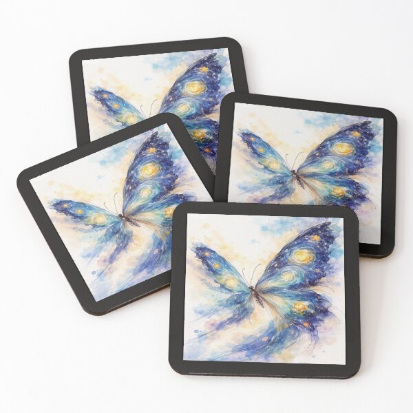 Item preview, Celestial Butterfly with Starry Wings Artwork  designed and sold by NivyasArtistry.