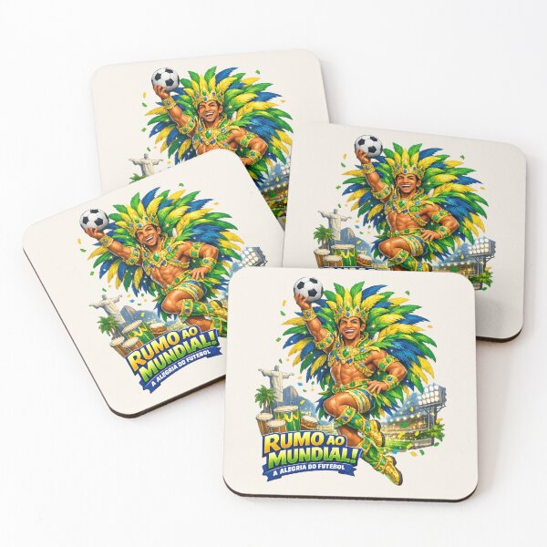 Item preview, Brazil World Cup 2026 Carnival Fan Art designed and sold by Retro Arabica.