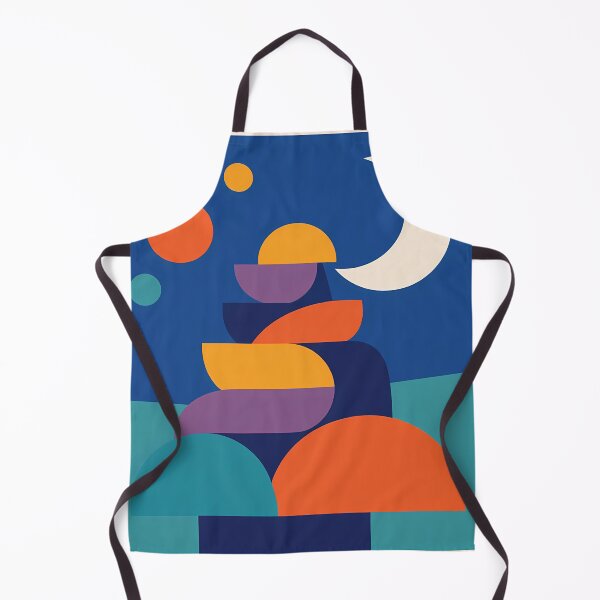 Item preview, Stacked Geometric Shapes with Crescent Moon designed and sold by InkSmithery.