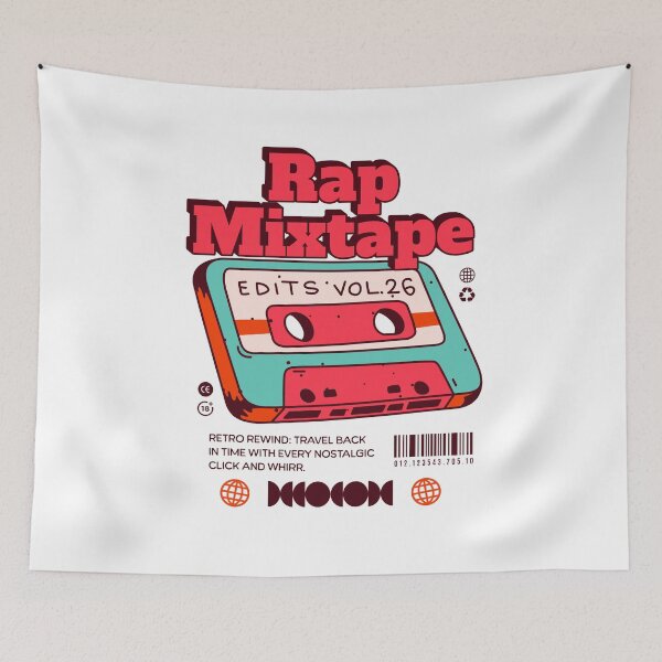 Item preview, Hip Hop, Rap Mixtape, Rap, DJ, Rewind designed and sold by bluesquidink.