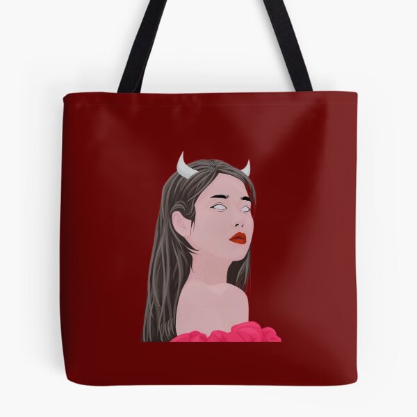 Item preview, Devil Girl Illustration - Aesthetic Fantasy Portrait Art designed and sold by Rangmanch.