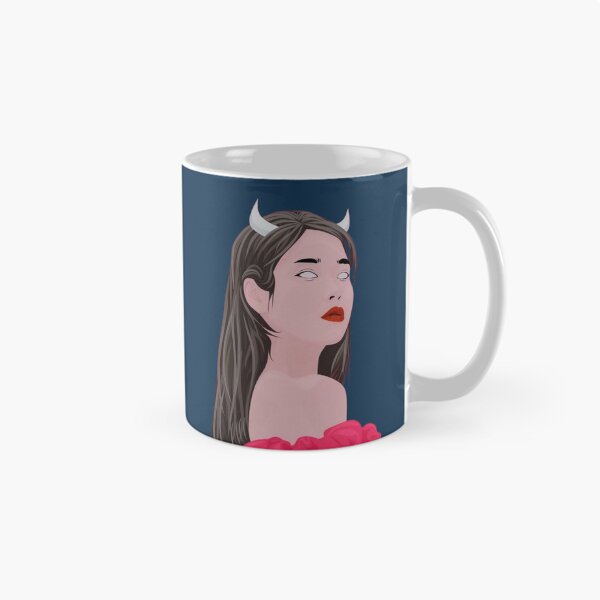 Item preview, Devil Girl Illustration - Aesthetic Fantasy Portrait Art designed and sold by Rangmanch.