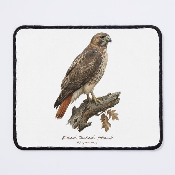 Item preview, Red-tailed Hawk on Dried Branch designed and sold by Takeda-art.