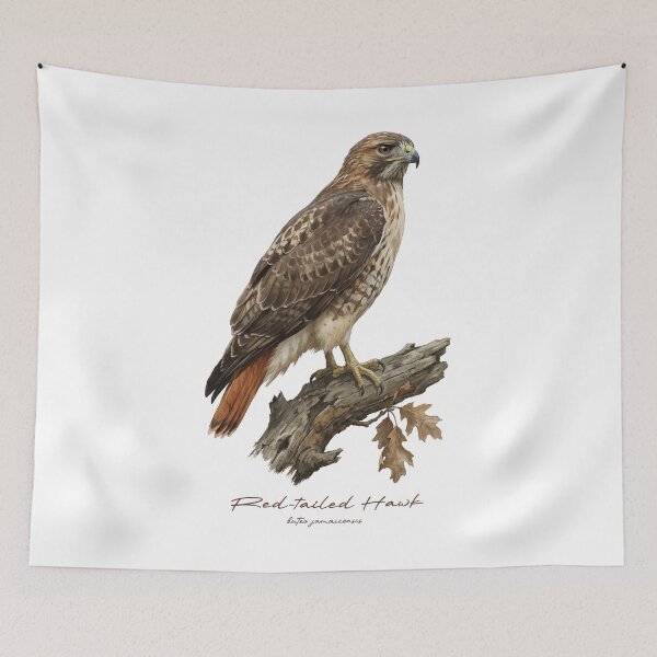 Item preview, Red-tailed Hawk on Dried Branch designed and sold by Takeda-art.