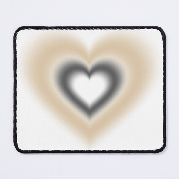 Item preview, Vanilla and black blurry hearts design designed and sold by serenebookworm.