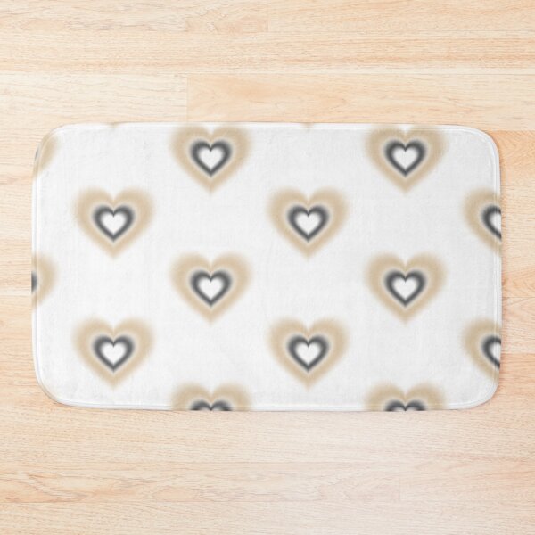 Item preview, Vanilla and black blurry hearts design designed and sold by serenebookworm.