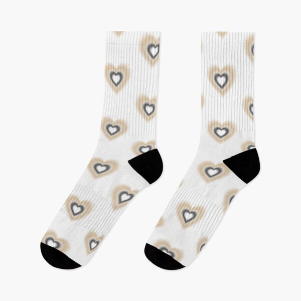 Item preview, Vanilla and black blurry hearts design designed and sold by serenebookworm.