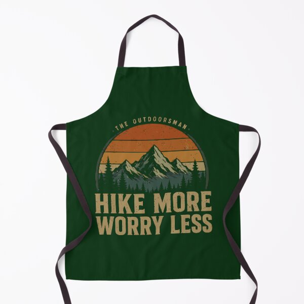 Item preview, Hike More Worry Less Retro Mountain Tee designed and sold by Epic Wear Store.