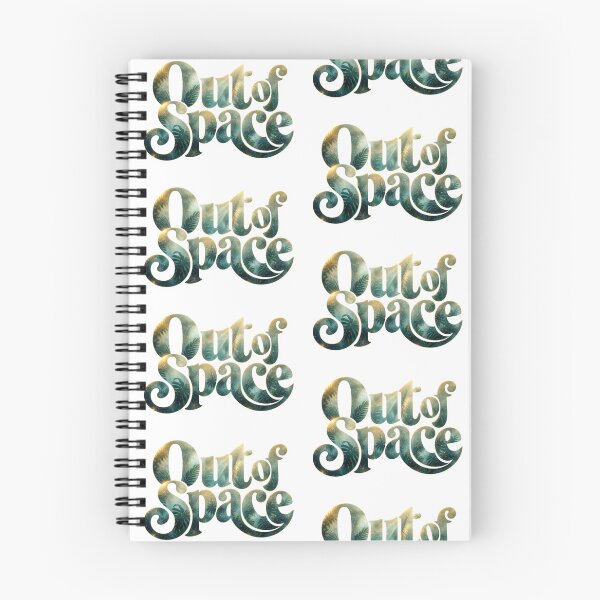 Item preview, Out of Space — Vintage Tropical Lettering (Mist‑Shrouded Foliage, Pearlescent Gold Fleck) designed and sold by Jandedan.