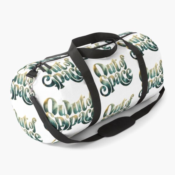 Item preview, Out of Space — Vintage Tropical Lettering (Mist‑Shrouded Foliage, Pearlescent Gold Fleck) designed and sold by Jandedan.