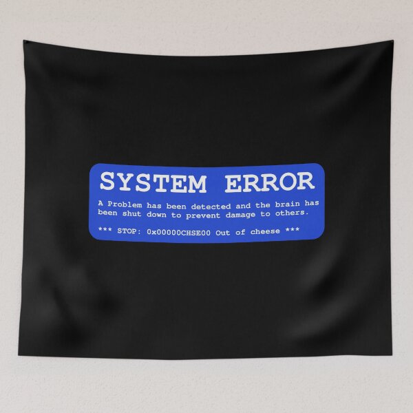 Item preview, System Error: Out of cheese designed and sold by LittleGreyMan2026.