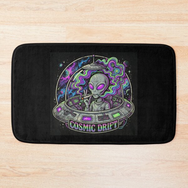Item preview, Smoking Alien UFO designed and sold by ALL ART .