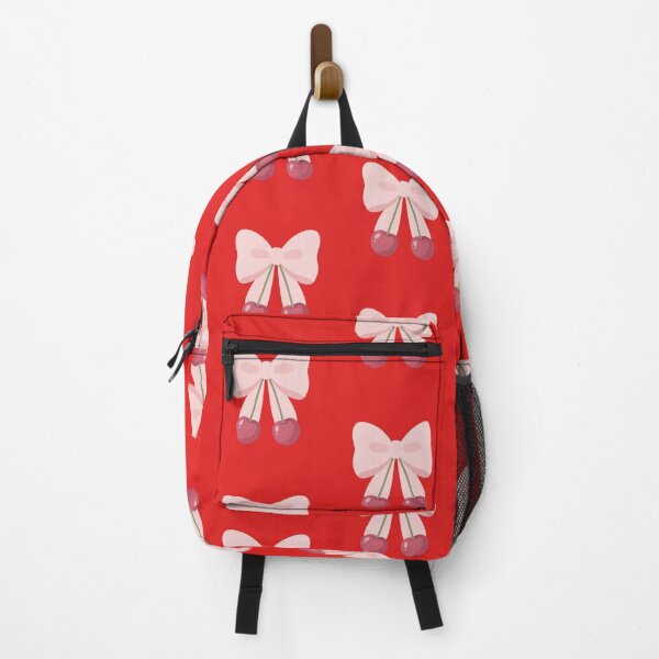 Item preview, Cute Pink Bow with Cherries Illustration – Coquette Aesthetic Vector Graphic designed and sold by NeonSketch Lab.