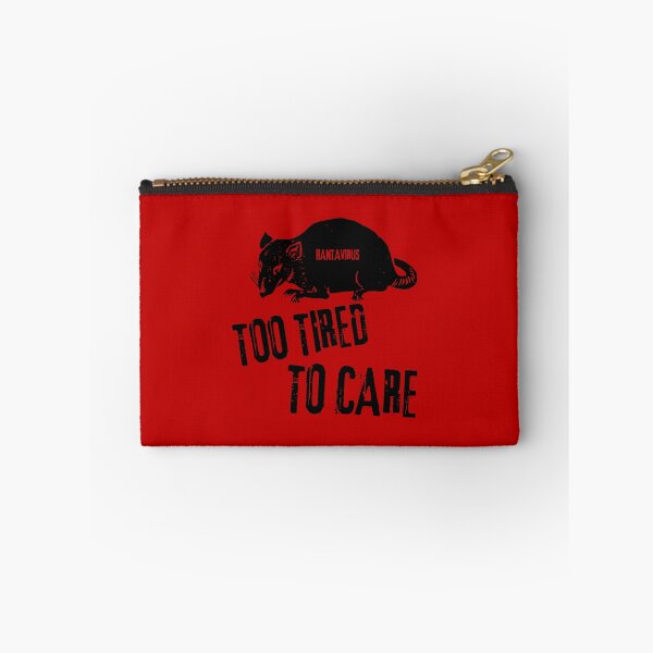 Item preview, Hanta Virus Rat Sarcastic Dark Humor Too Tired To Care  designed and sold by Artycom.