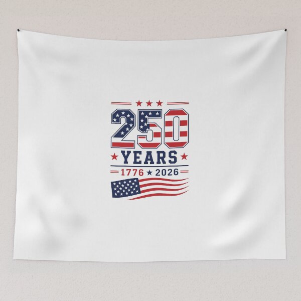 Item preview, 4th of July America US Flag Patriotic 250th Anniversary USA designed and sold by Schroedingerska.