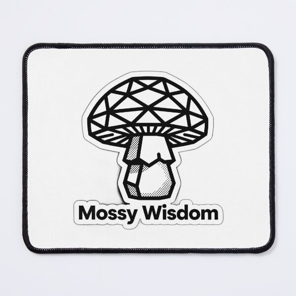 Item preview, Cottagecore Dad: 'mossy Wisdom' Minimalist Sticker designed and sold by Arte-Excellency.