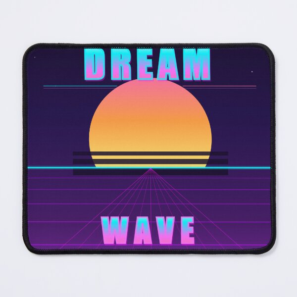 Item preview, Dream Wave 80s Retro Vaporwave Neon Sunset Grid Aesthetic designed and sold by Mega-Shopping.