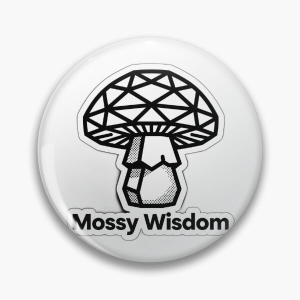 Item preview, Cottagecore Dad: 'mossy Wisdom' Minimalist Sticker designed and sold by Arte-Excellency.